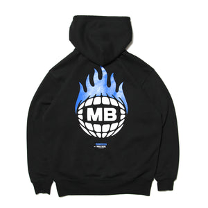 BSxMB Collab Logo Zipper Hoody <br><i>Black</i>