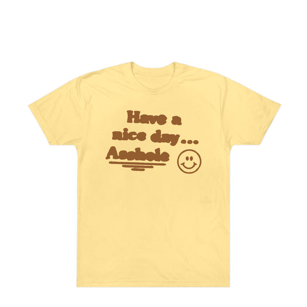 A*Hole T-Shirt <br><i>Pale Yellow</i>