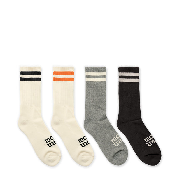 Classic Stripe Logo Socks <br><i>4 PACK</i>