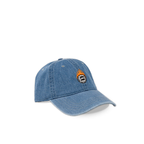 Globe Logo Hat <br><i>Denim</i>