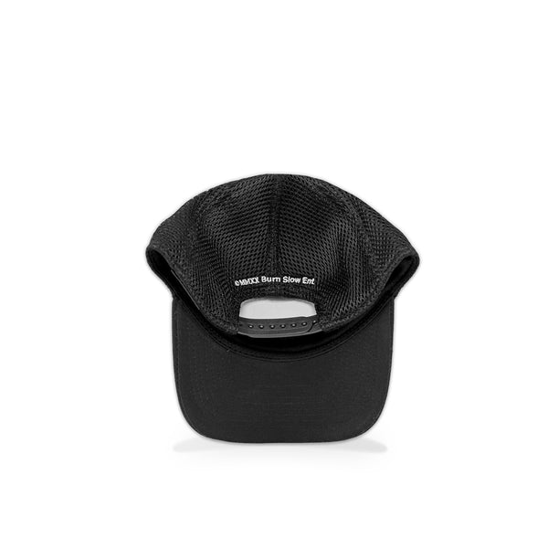 Globe Logo Mesh Hat <br><i>Black</i>