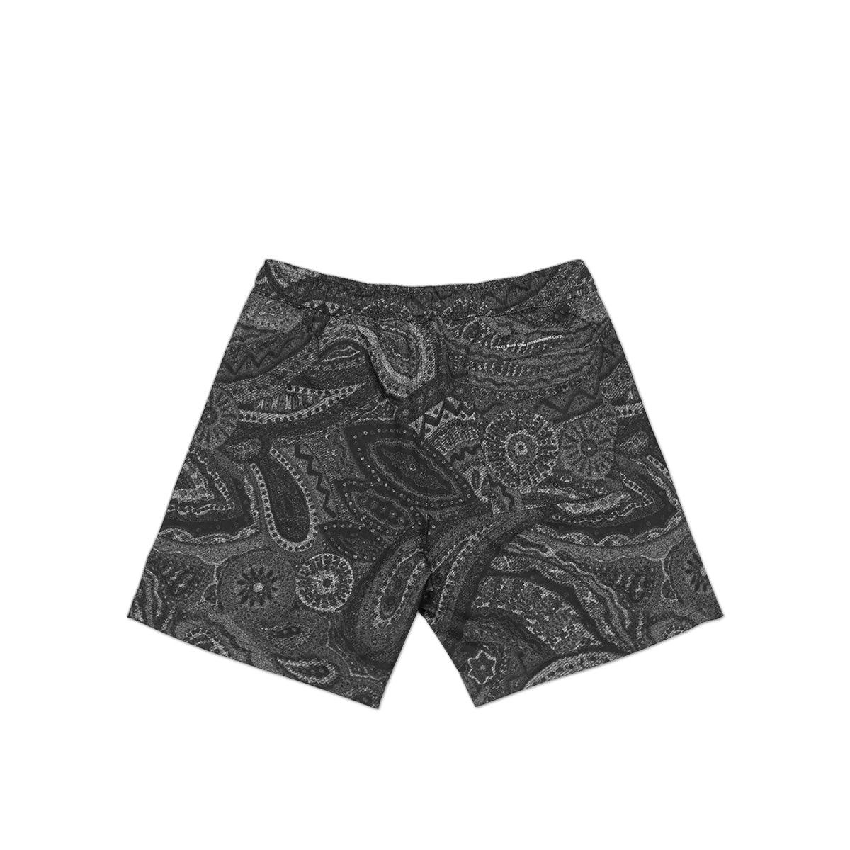 Mens black and white best sale swim trunks