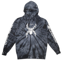 Load image into Gallery viewer, Spider Logo Hoody &lt;br&gt;&lt;i&gt;Tie-Dye Black&lt;/i&gt;