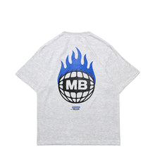 Load image into Gallery viewer, BSxMB Collab Logo T-Shirt &lt;br&gt;&lt;i&gt;Ash Grey&lt;/i&gt;