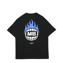 Load image into Gallery viewer, BSxMB Collab Logo T-Shirt &lt;br&gt;&lt;i&gt;Black&lt;/i&gt;