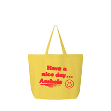 Load image into Gallery viewer, A*Hole Tote &lt;br&gt;&lt;i&gt;Bright Yellow&lt;/i&gt;