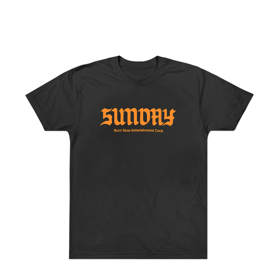 Burnday Logo S/S<br><i>Black</i>