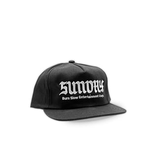 Burnday 5 Panel Hat <br><i>Black</i>