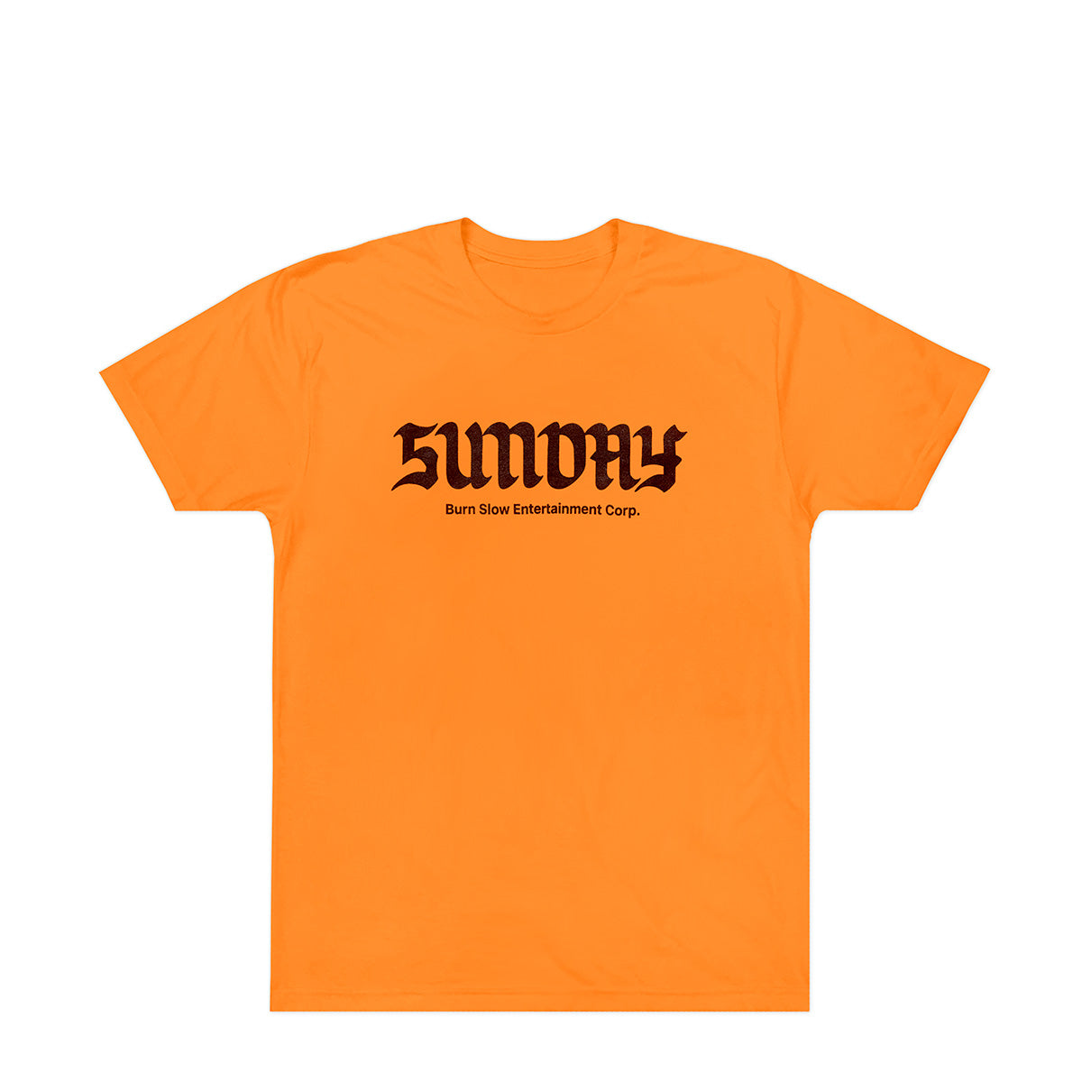 Burnday Logo S/SSatefy Orange – BURN SLOW ENT.