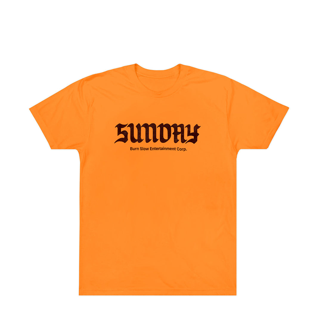 Burnday Logo S/S<br><i>Satefy Orange</i>