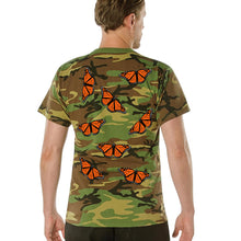 Load image into Gallery viewer, Migration Logo S/S&lt;br&gt;&lt;i&gt;Woodland Camo&lt;/i&gt;