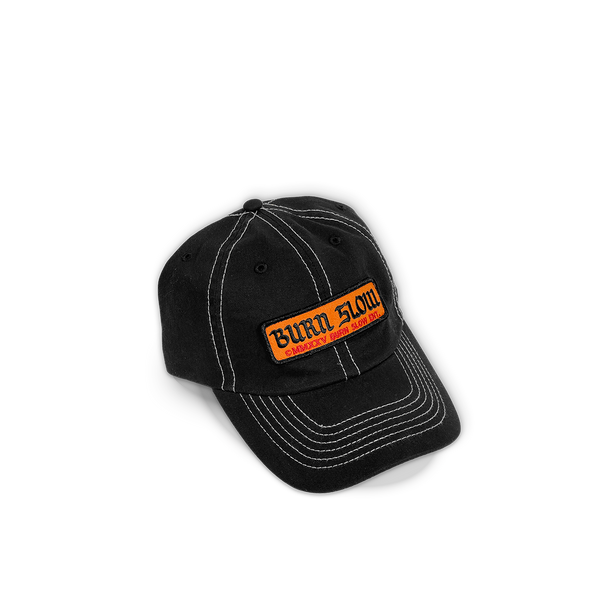 Long Logo Patch Hat<br><i>Black</i>