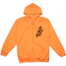 Load image into Gallery viewer, Solo Flight Zipper Hoody&lt;br&gt;&lt;i&gt;Safety Orange&lt;/i&gt;