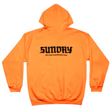 Load image into Gallery viewer, Solo Flight Zipper Hoody&lt;br&gt;&lt;i&gt;Safety Orange&lt;/i&gt;