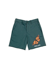 Load image into Gallery viewer, Butterfly Work Shorts &lt;br&gt;&lt;i&gt;Evergreen&lt;/i&gt;