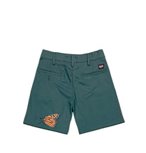 Load image into Gallery viewer, Butterfly Work Shorts &lt;br&gt;&lt;i&gt;Evergreen&lt;/i&gt;
