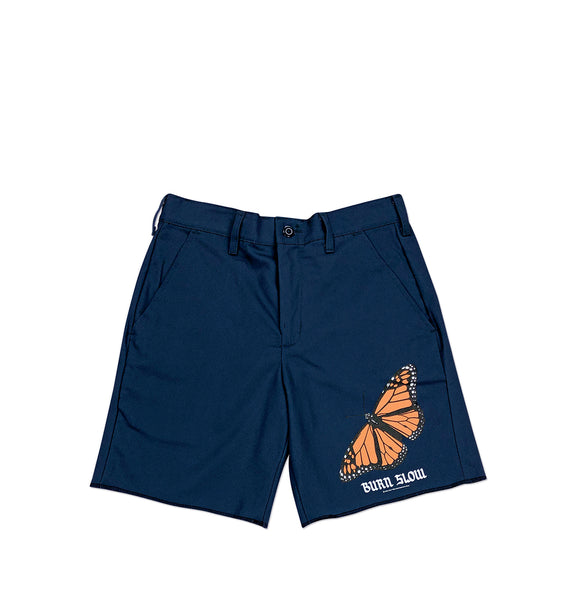 Butterfly Work Shorts <br><i>Navy</i>