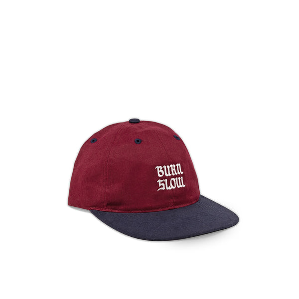 Brush Logo Hat <br><i>Navy / Burgandy</i>