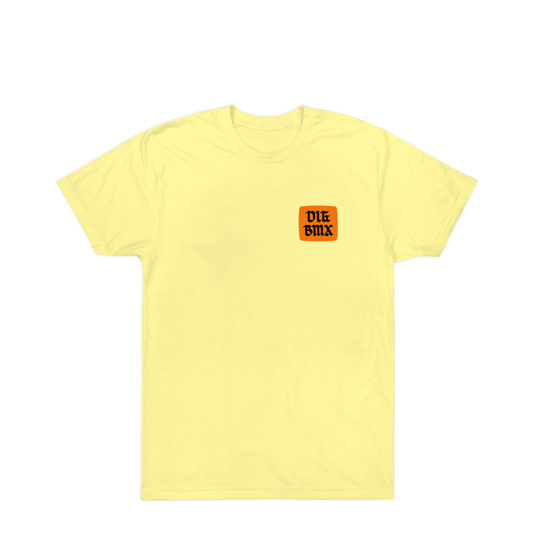 Burn BMX T-shirt <br><i>Pale Yellow</i>