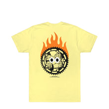 Load image into Gallery viewer, Burn BMX T-shirt &lt;br&gt;&lt;i&gt;Pale Yellow&lt;/i&gt;
