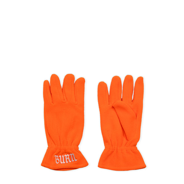 Brush Logo Fleece Gloves <br><i>Bright Orange</i>