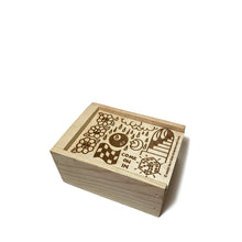 Load image into Gallery viewer, Between The Lines Wood Stash Box